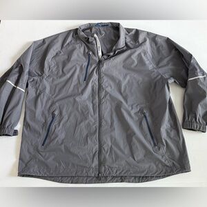 Zero Restriction POWER TORQUE FULL ZIP Waterproof Jacket Navy Gray Men's 4XB